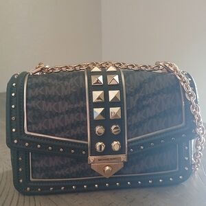 Michael Kors Green Studded Women's Bag